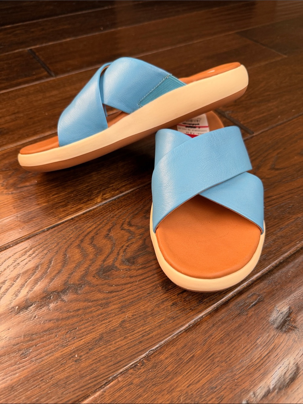Softwalk Crisscross Straps Slide Sandals